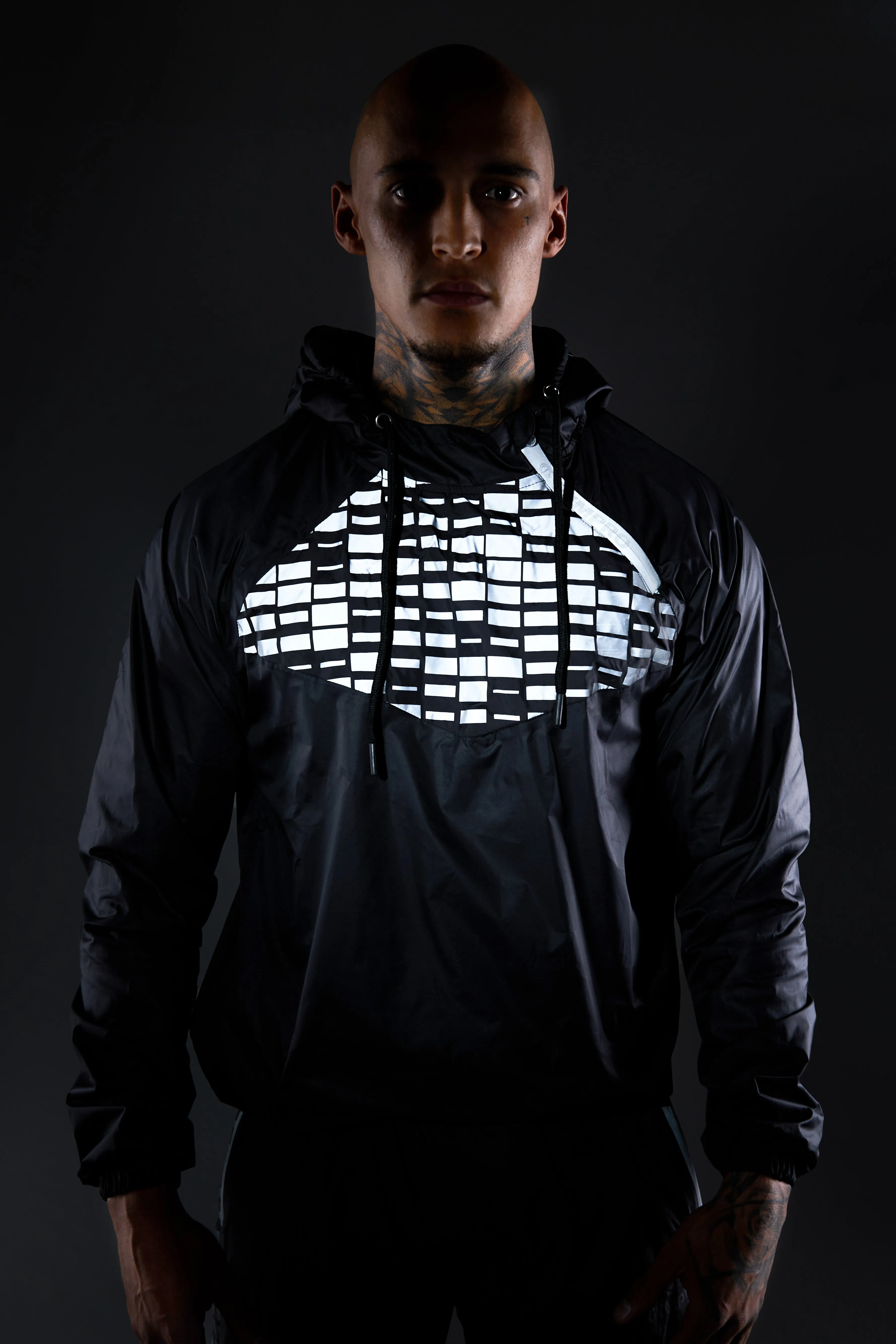 Hybrid Reflective Performance Sweat Suit - Black