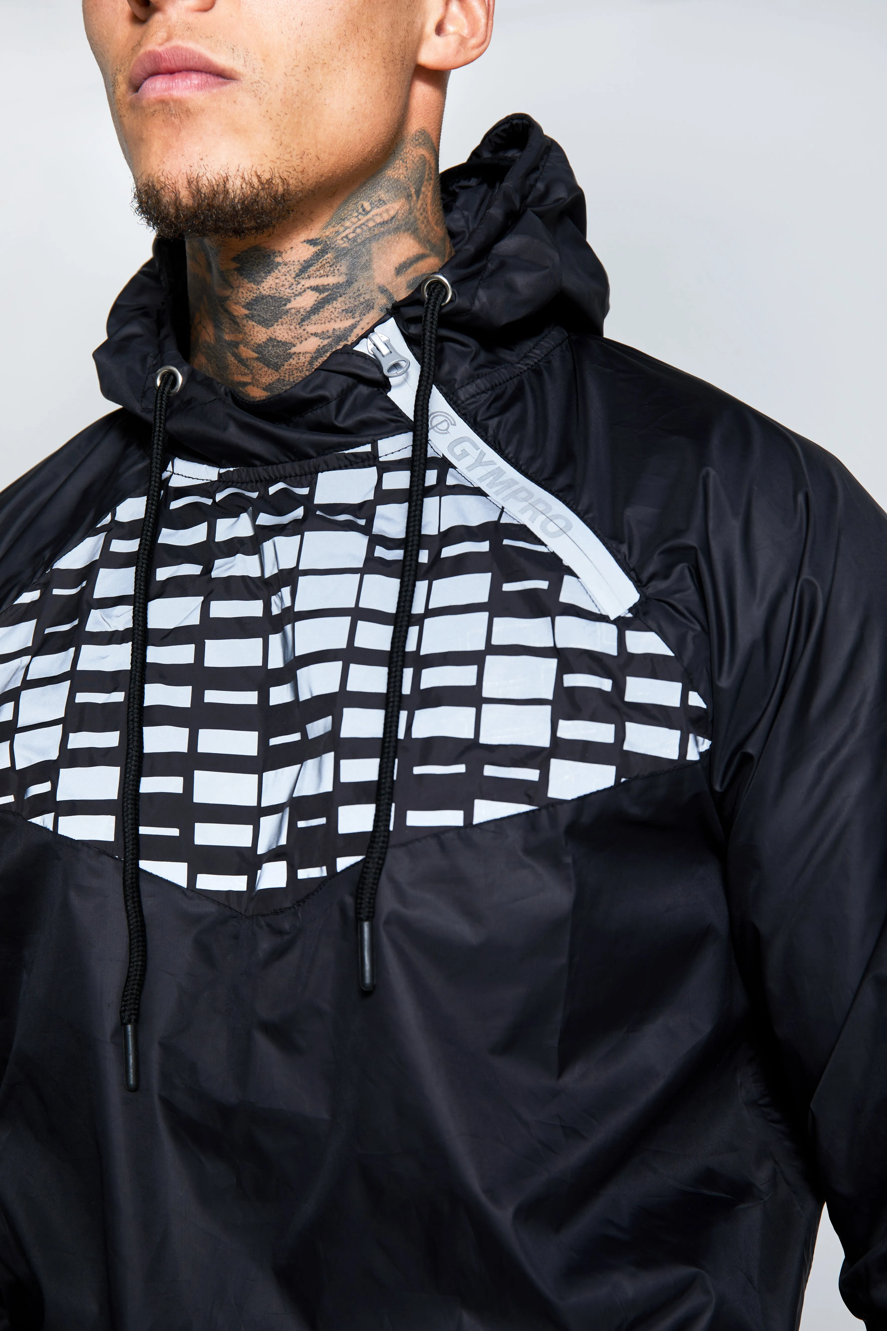 Hybrid Reflective Performance Sweat Suit - Black