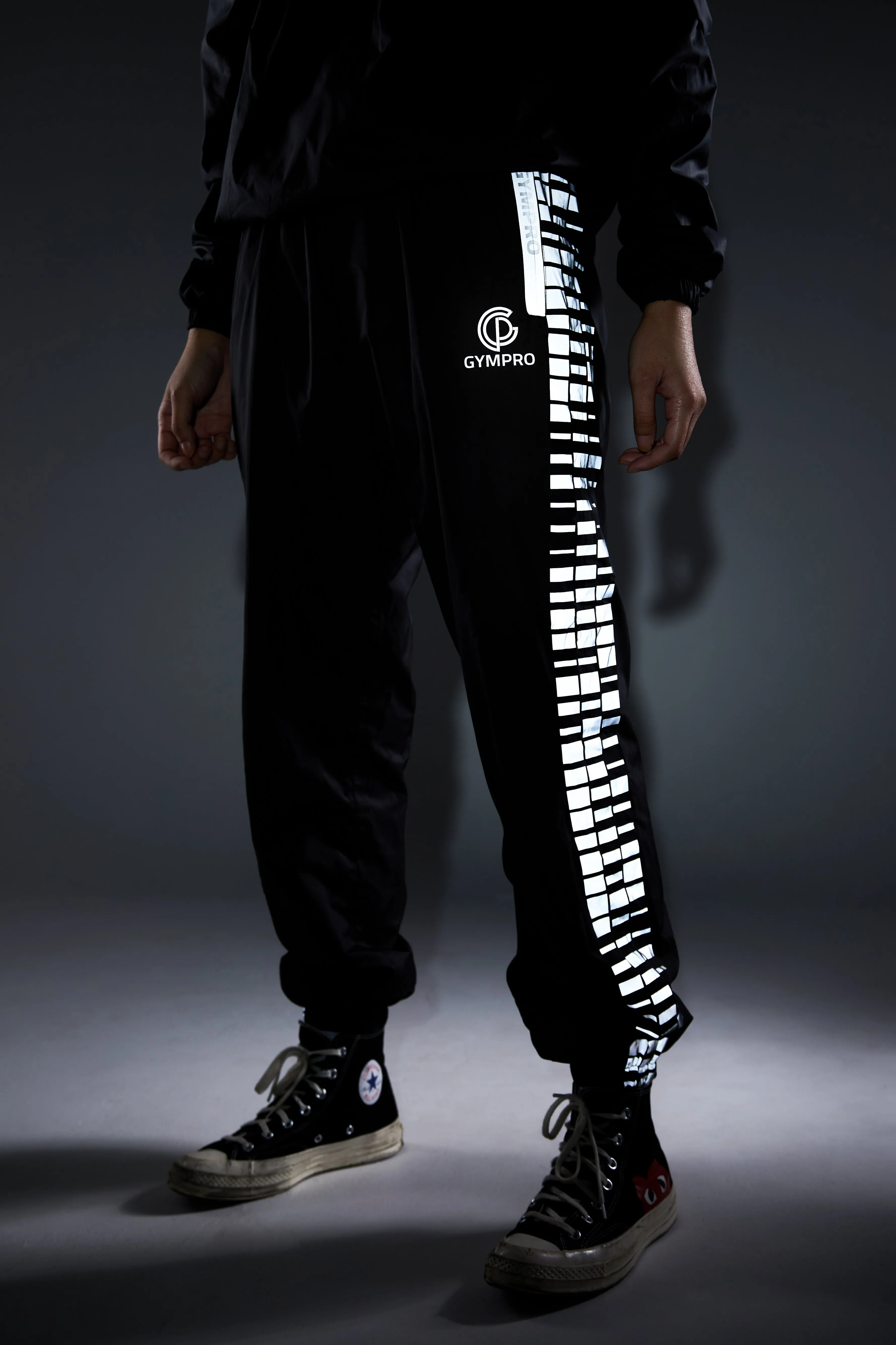 Hybrid Reflective Performance Sweat Suit - Black