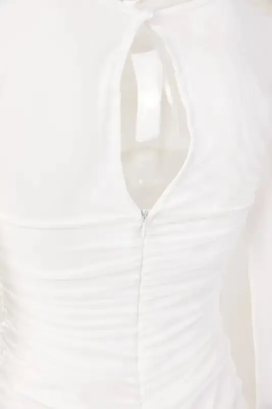 It's My Time Shirring Mini Dress
