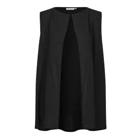 Jett Boucle Waistcoat Black