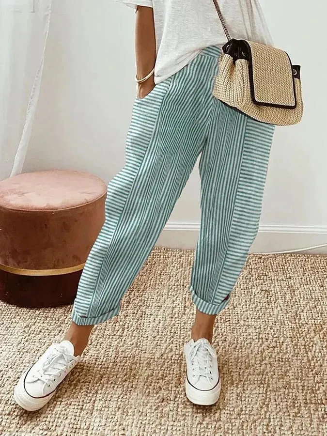 Kahra - Striped Pants