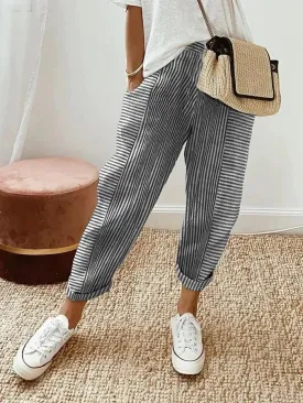 Kahra - Striped Pants