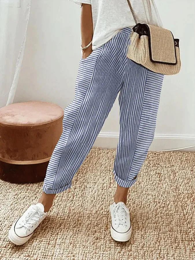 Kahra - Striped Pants