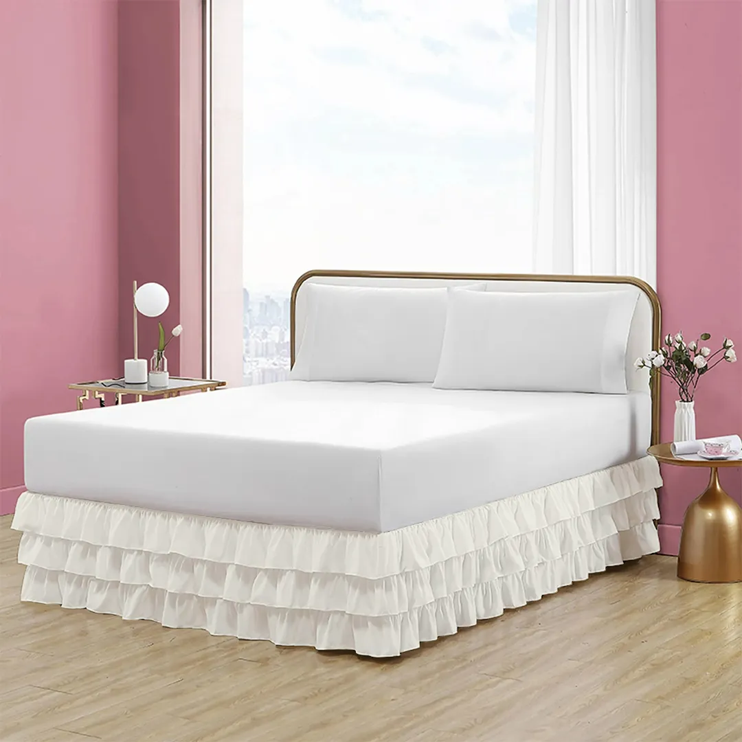 King Size Bed Skirt 18 Inch Drop