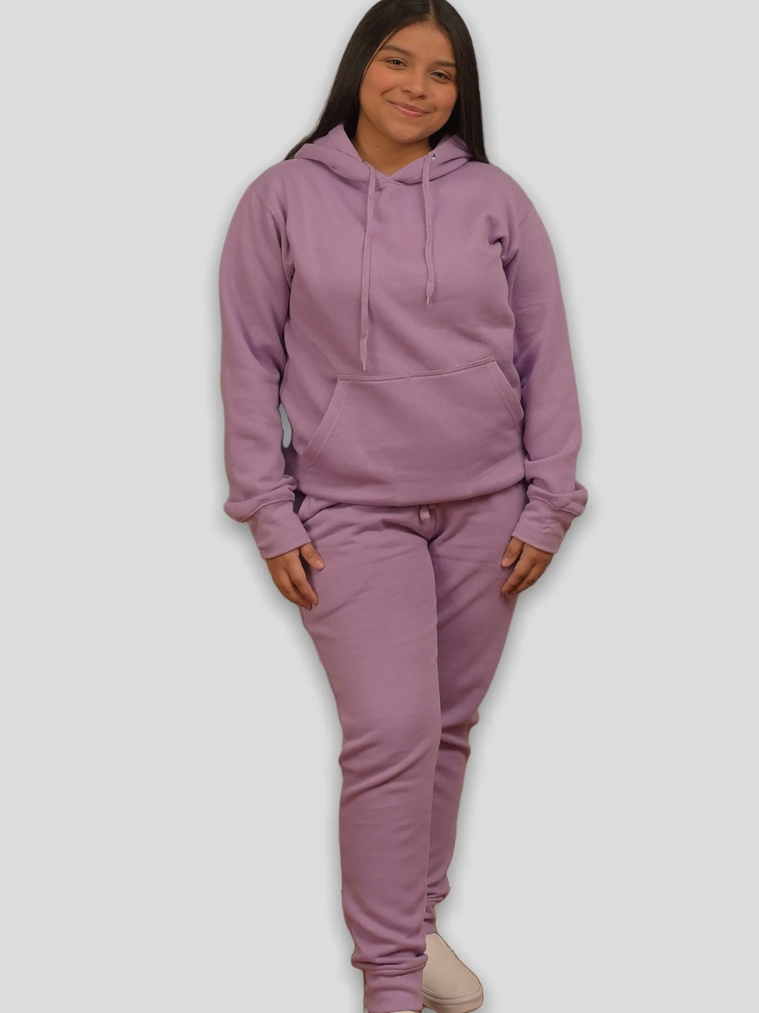 Lilac Adult Pull Over Sweat Suit