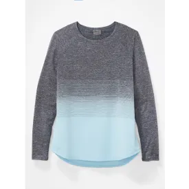 MARMOT WMS CABRILLO LS MAGLIA DONNA TRASPIRANTE LEGGERA GRIGIO AZZURRO