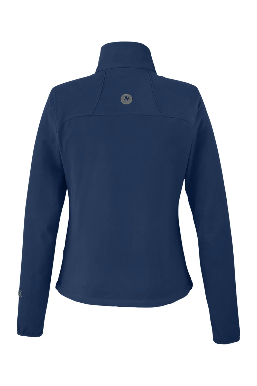 Marmot Womens Tempo Water Resistant Full Zip Jacket - Arctic Navy Blue - Closeout
