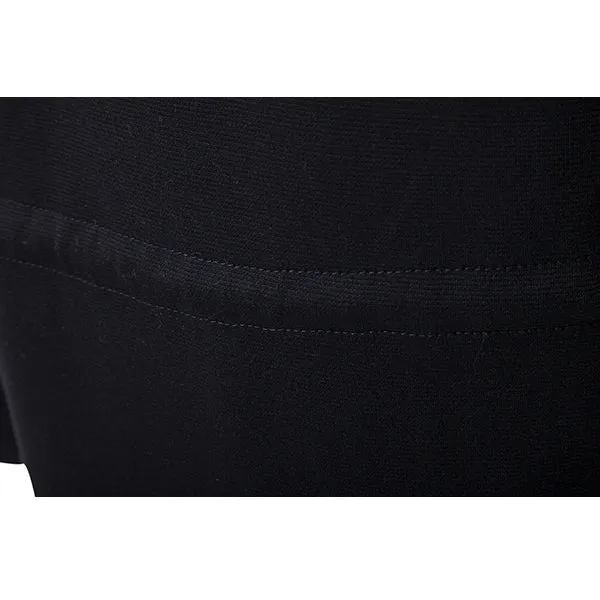 Mens Black Fashion Casual Mid Long Cloakman Cloak Hooded Jacket