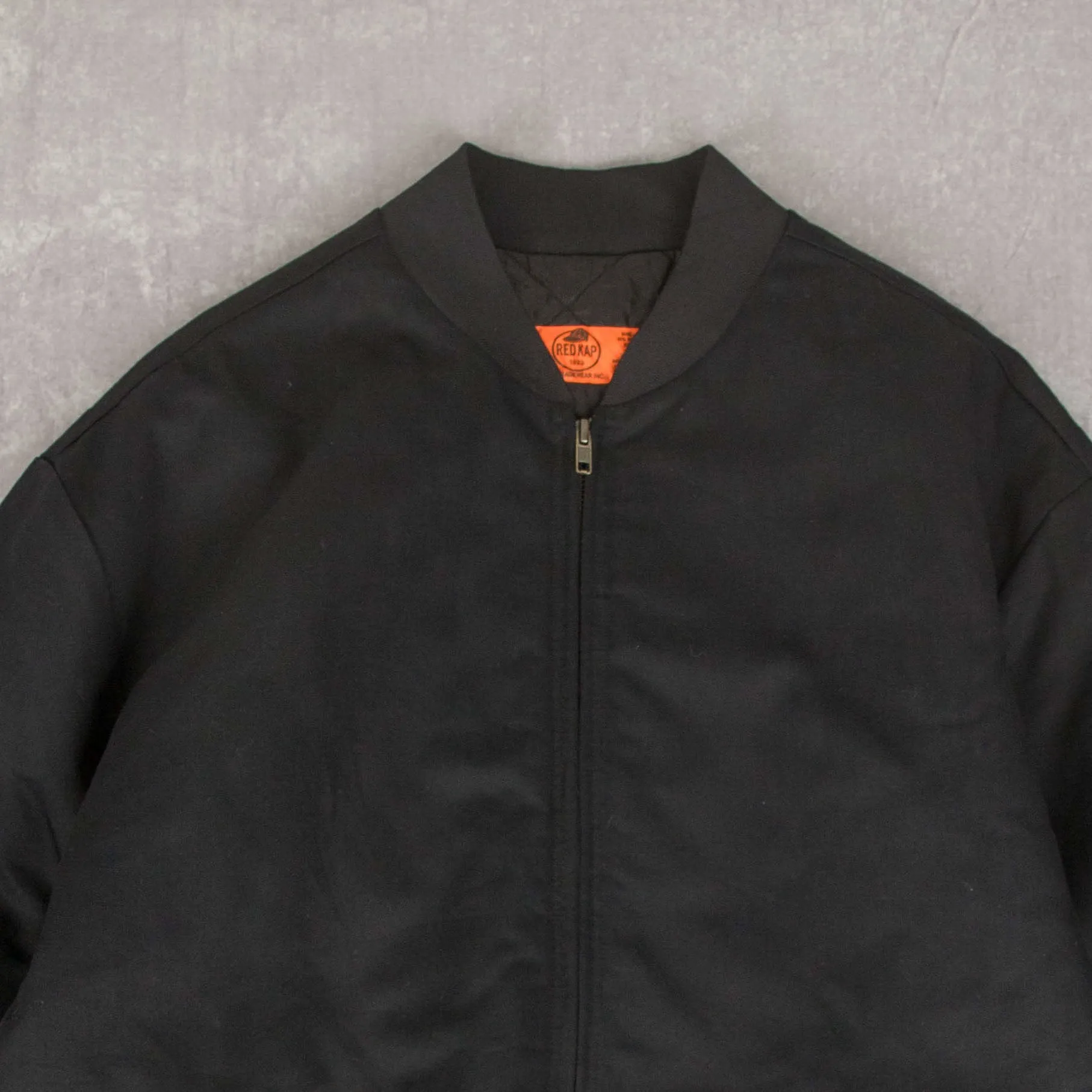 MEN'S VINTAGE RED KAP WORKWEAR BOMBER JACKET - MEDIUM