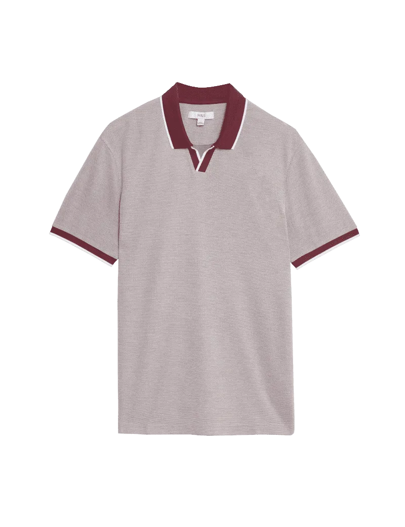 Modal Rich Revere Polo Shirt