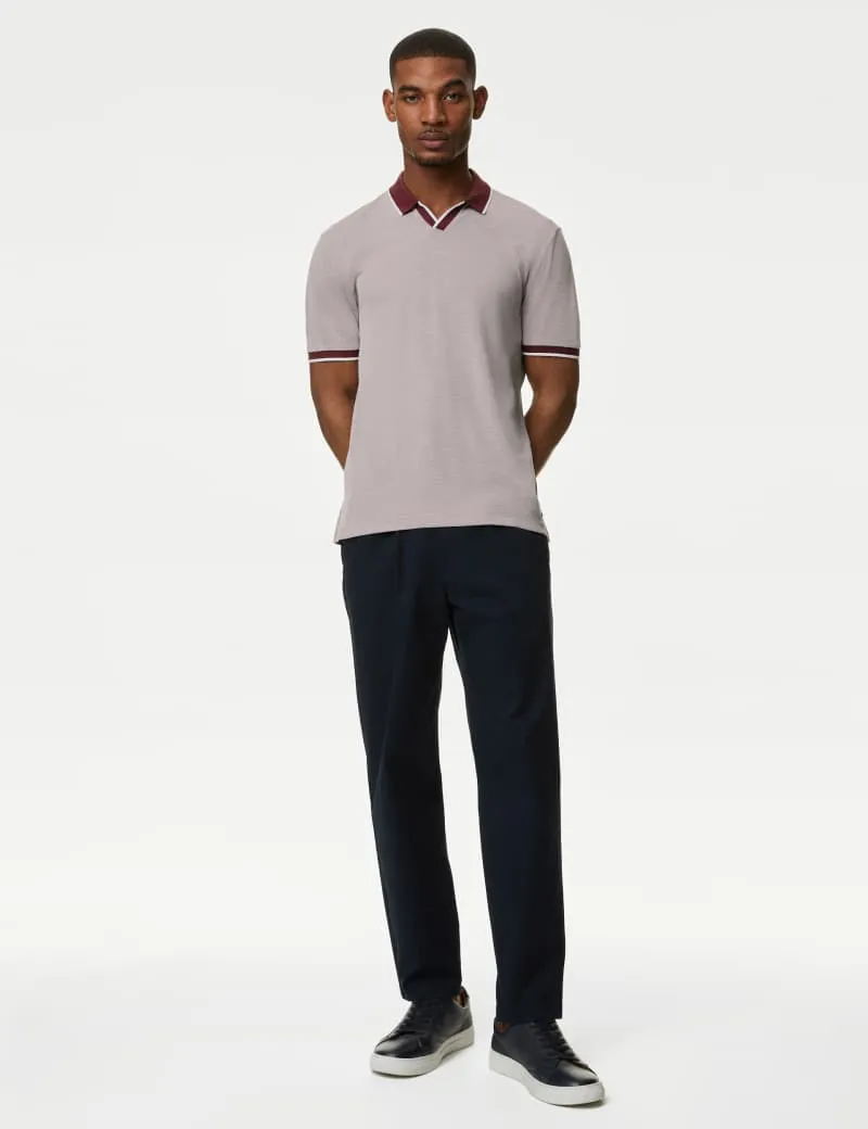 Modal Rich Revere Polo Shirt