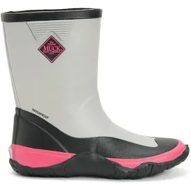 Muck Boots Forager Kid's Grey Rubber Unisex Childrens Wellingtons