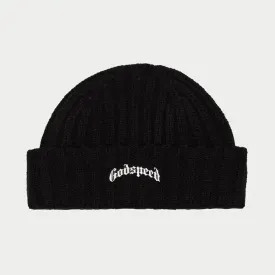 Og Logo Emblem Beanie (Black) - GOGLEBBLK