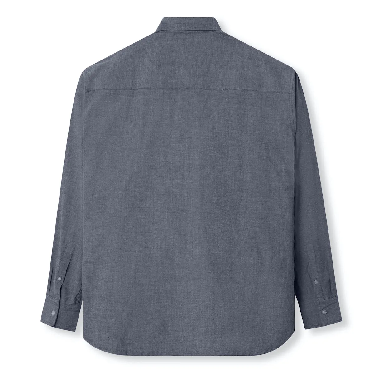 Parisian Oxford Long Sleeve Shirt - Navy