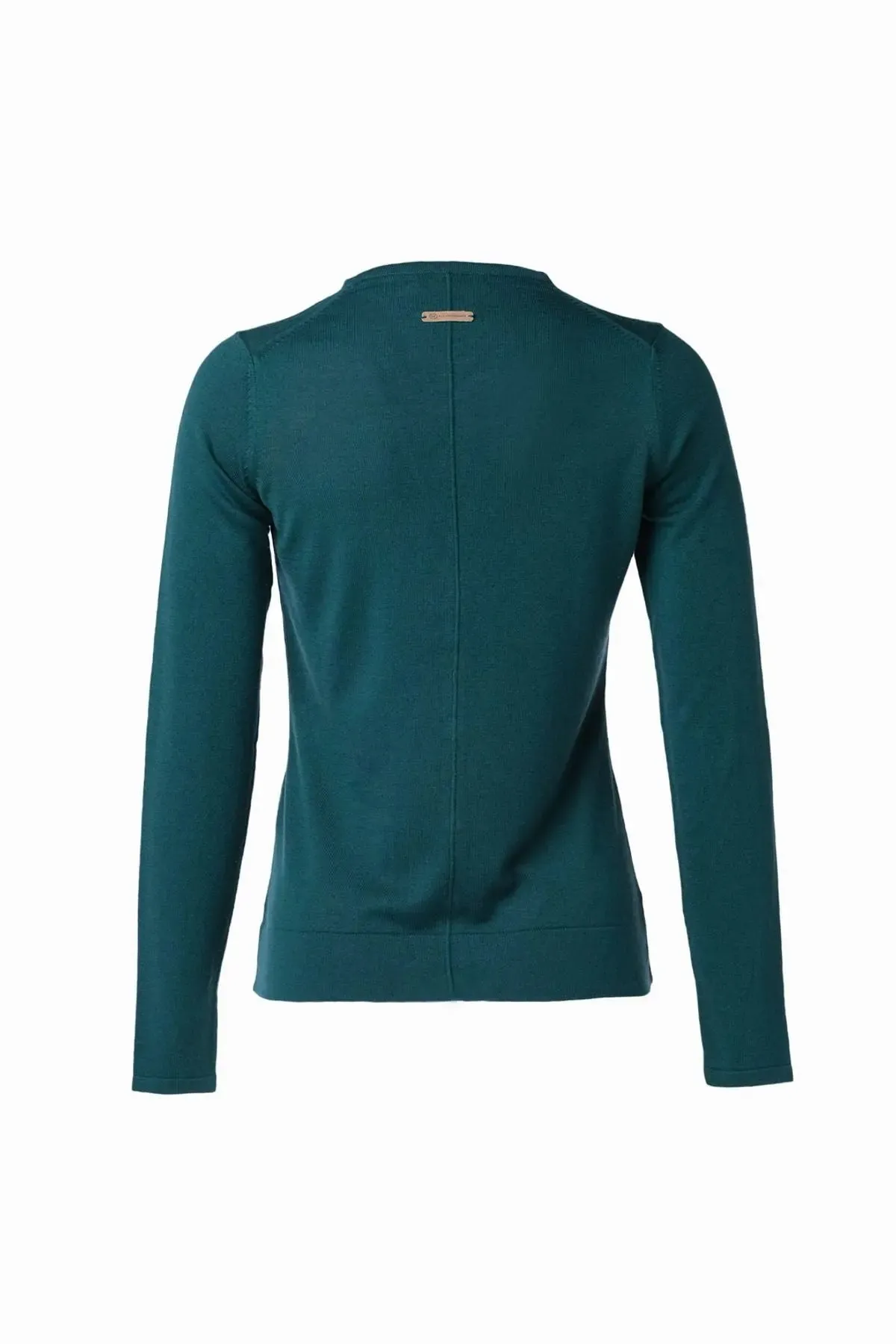 Peacock Silk and Cashmere Aleyna Buttoned Women's Cardigan