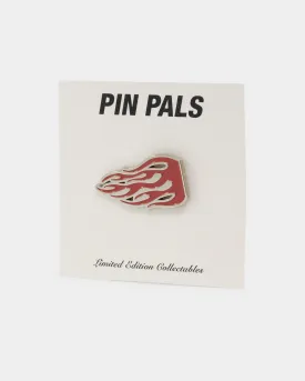Pin Pals Flame Pin Red