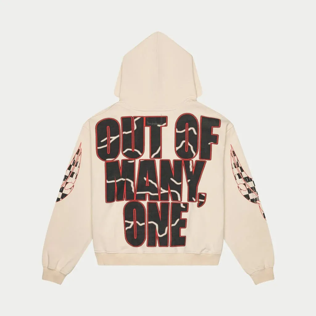 Racer Goldie Hoodie (Bone) - GRCRGOLHDDBNE