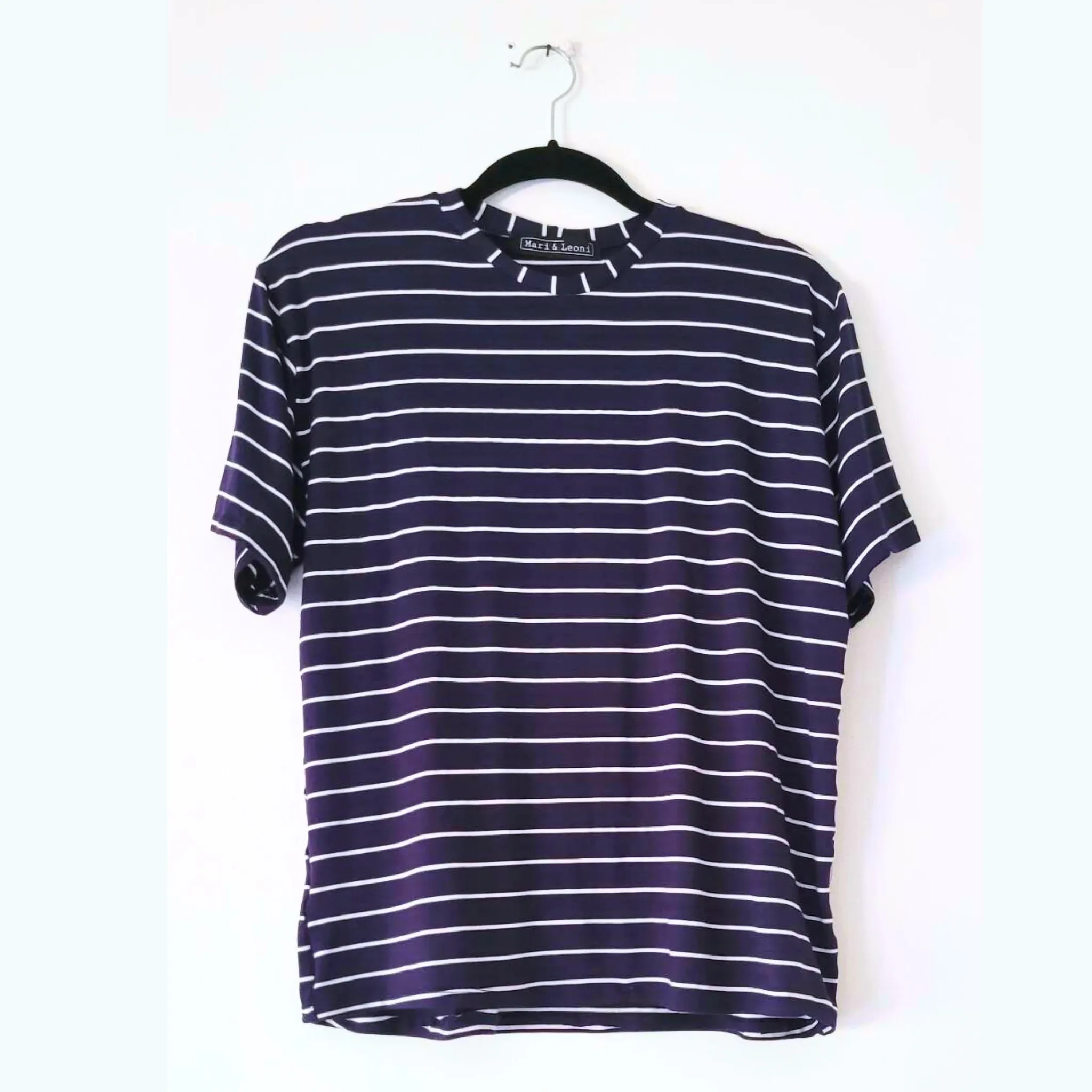 Red striped soft T shirt