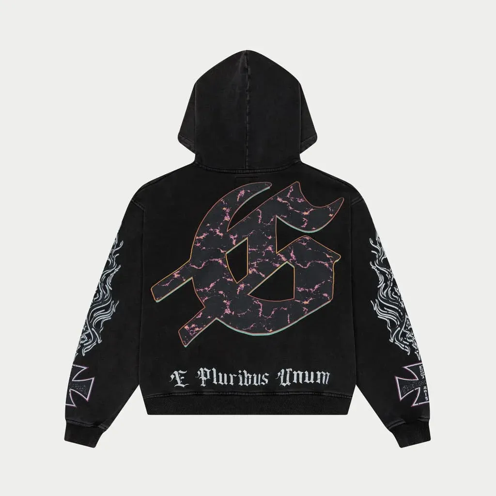 Rock Dreams Hoody (Black wash) - GRKDRMHDDBLKWSH