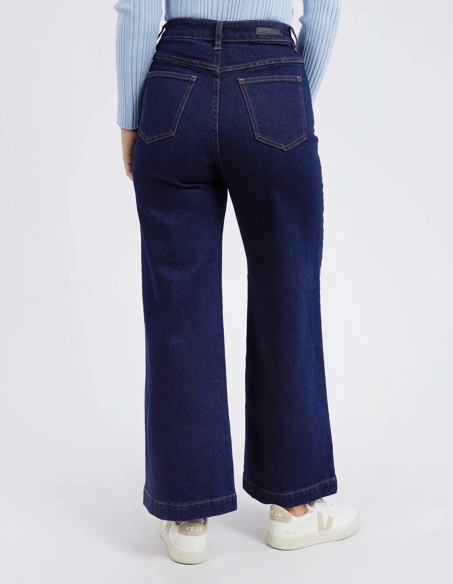 Sarah Wide Leg Jeans - Dark Denim