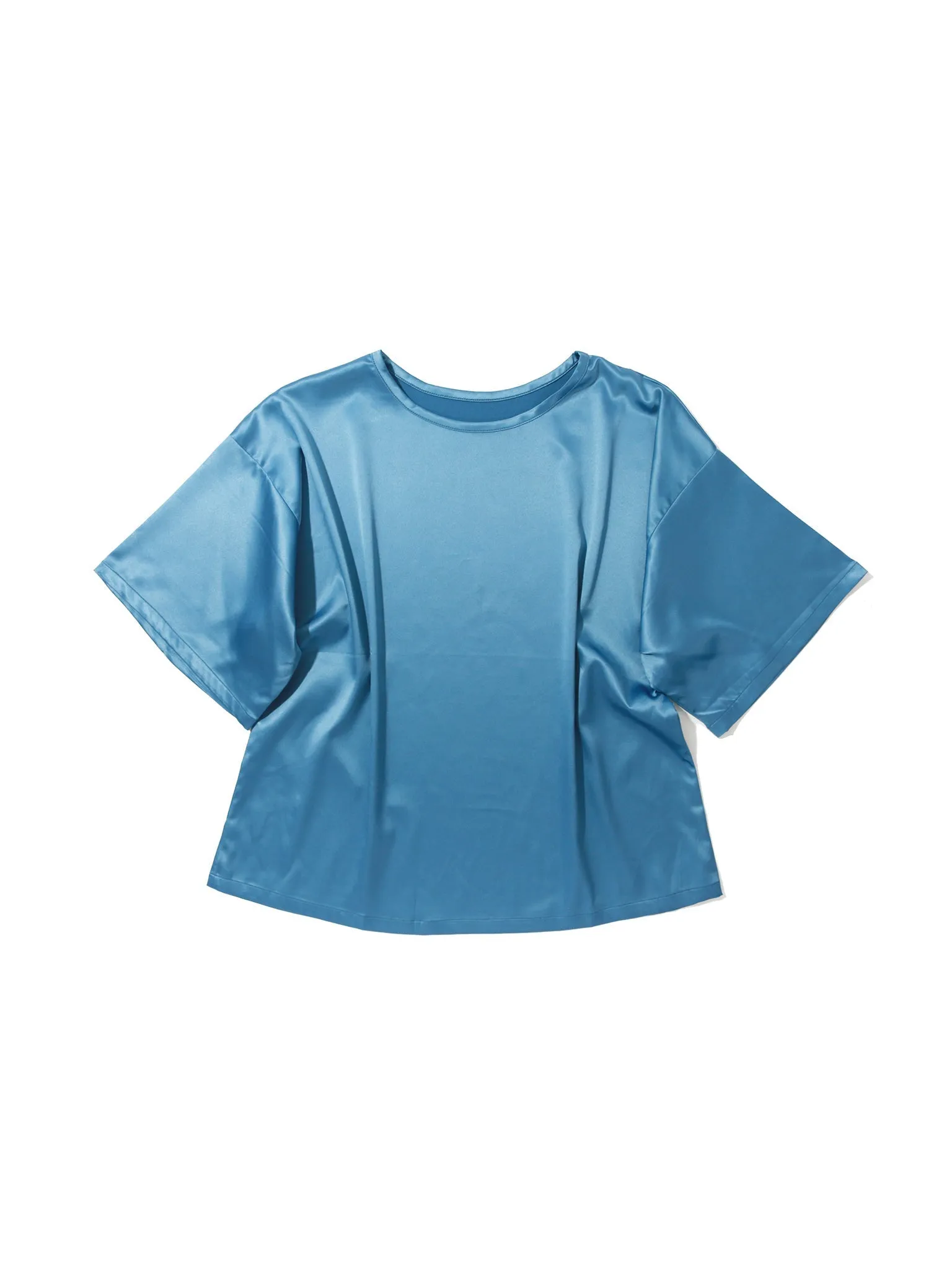 Satin Sleep Tee Bath Time Blue Sale