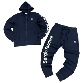 SERGIO TACHINNI NAMAR SWEAT SUIT - MEN’S NIGHTSKY