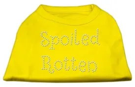 Spoiled Rotten Rhinestone Shirts Yellow Sm (10)