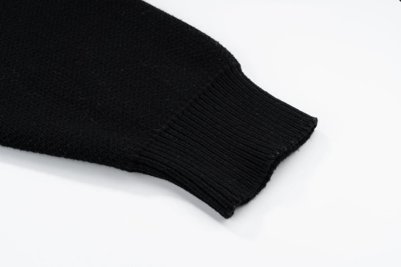 TEXTURA Oversized Knitwear v2 - Black