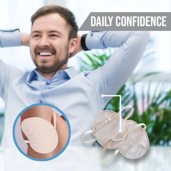 Underarm Absorbing Sweat Pad - Reusable Breathable Absorbent Sweat Pads Guards for Women and Men