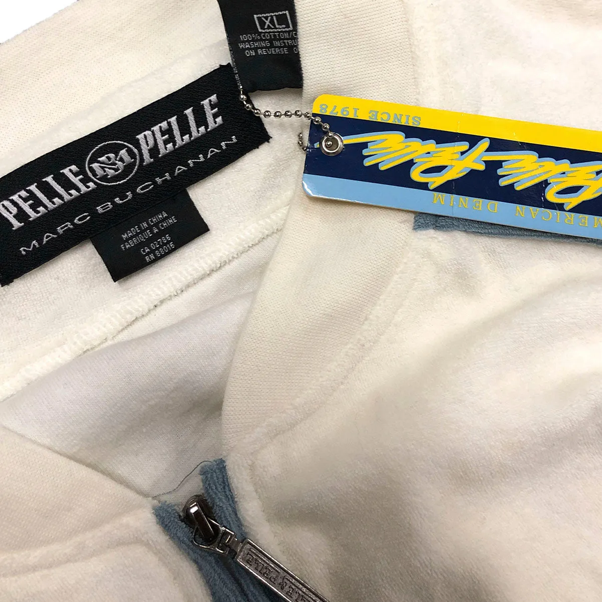 Vintage Velour Pelle Pelle Matching Sweat Suit NWT XL