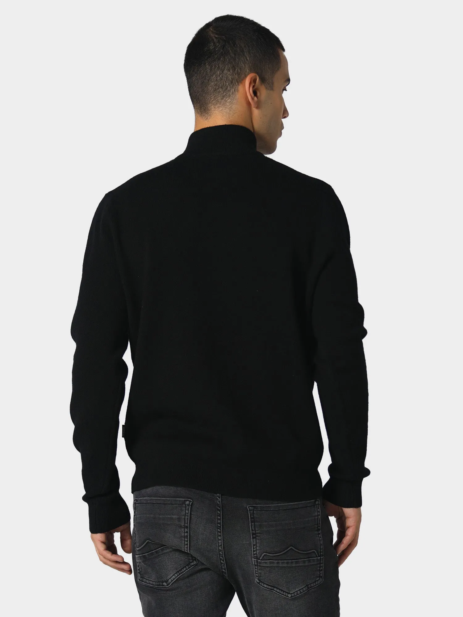 Warrin Jet Black Knitwear