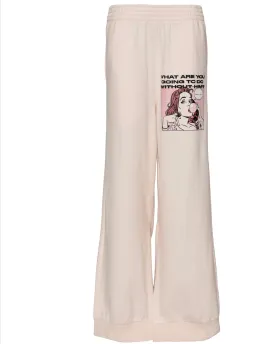 What Are You Going To Do Without Him Remix Pants - Pink