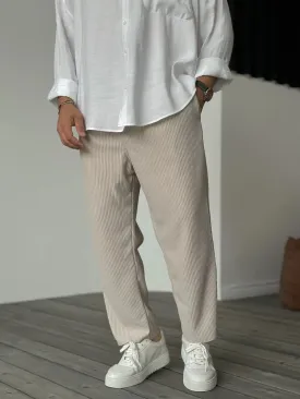 Will | Relaxed Ribbed Trousers