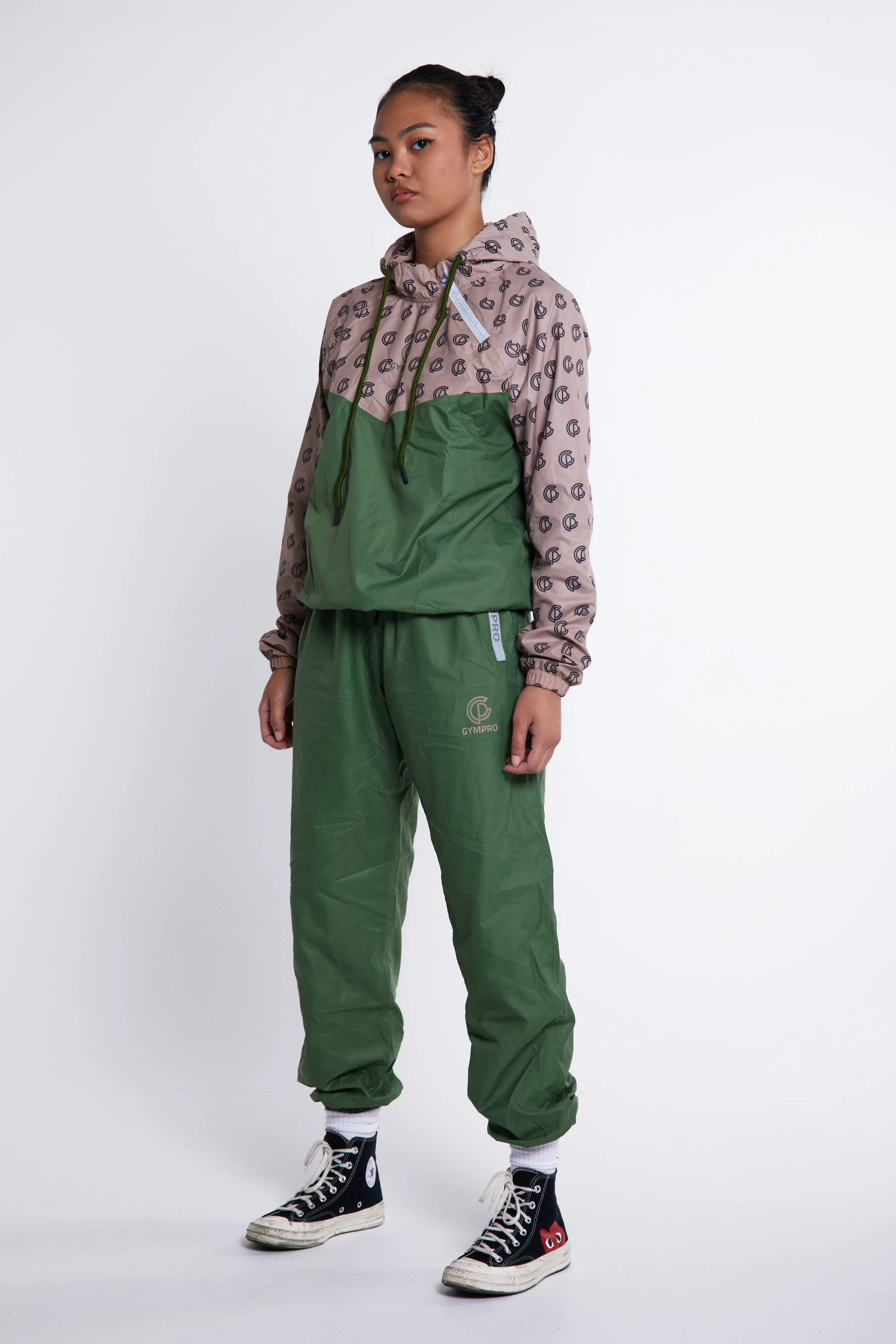 Womens - Hybrid Performance Sweat Suit - Green/Print