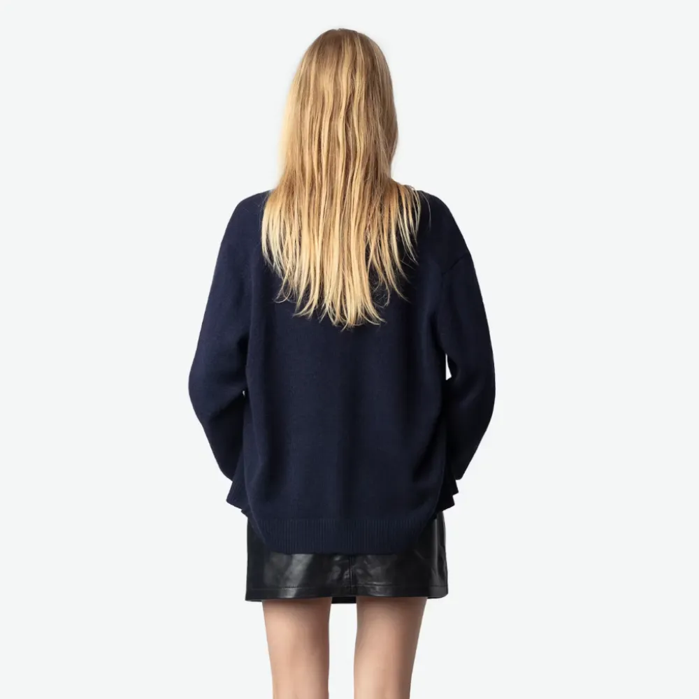 Zadig & Voltaire Travia Heart Cardigan - Encre